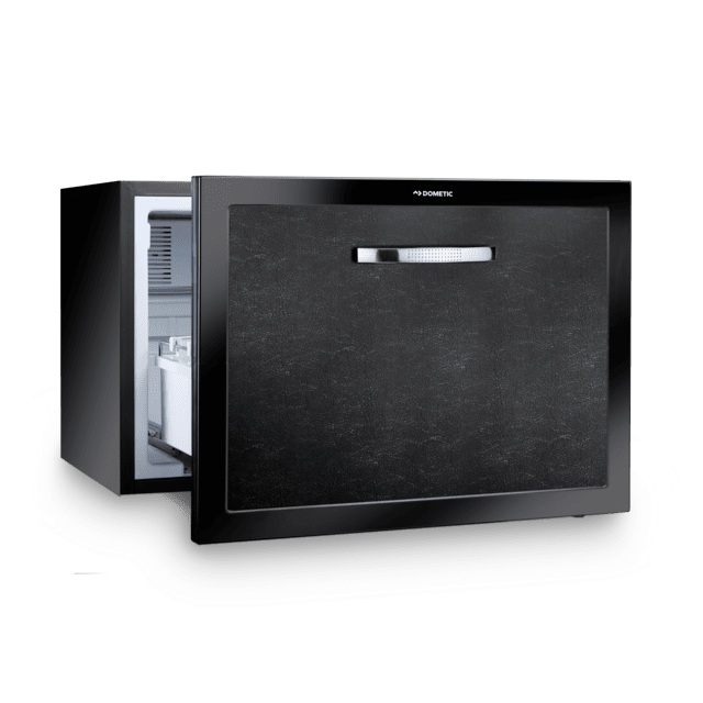 Minibar à tiroir avec panneau décoratif et poignée